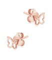 Butterfly Shaped Silver Stud Earring STS-6362